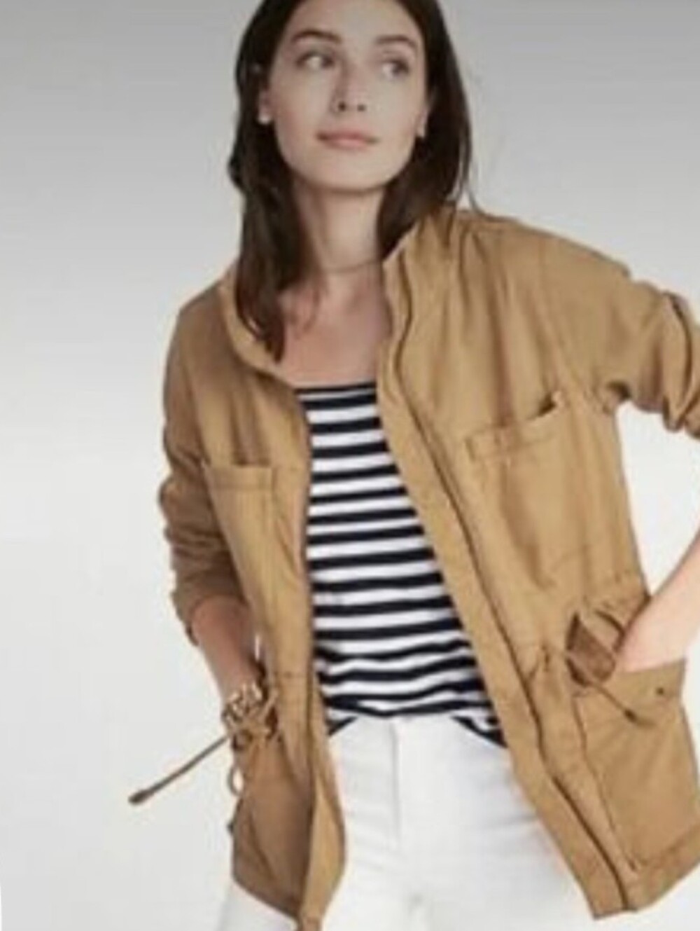 Old Navy Women's Safari Style Utility Jacket Field Jacket Size Medium New!